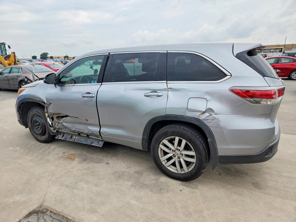 2015 Toyota Highlander მანქანა იყიდება აუქციონზე, vin: 5TDBKRFH2FS163548, აუქციონის ნომერი: 53978576