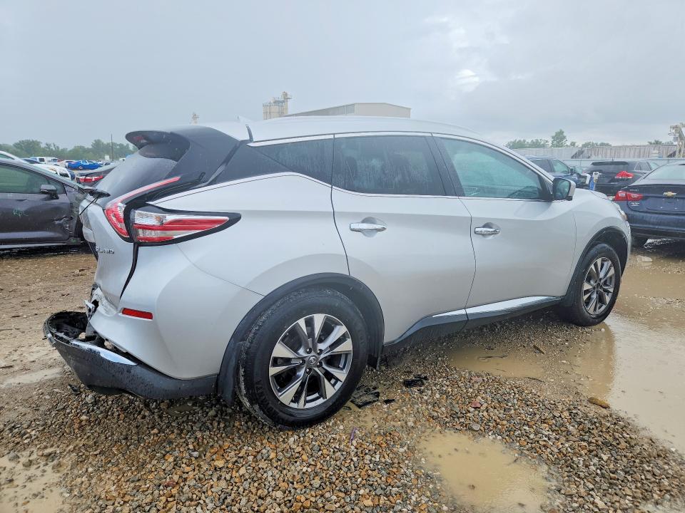 2015 Nissan Murano მანქანა იყიდება აუქციონზე, vin: 5N1AZ2MH4FN255652, აუქციონის ნომერი: 54549016