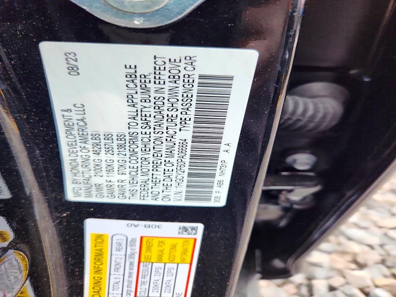 Продаж на аукціоні авто 2023 Honda Accord, vin: 1HGCY2F60PA066664, номер лоту: 53137546