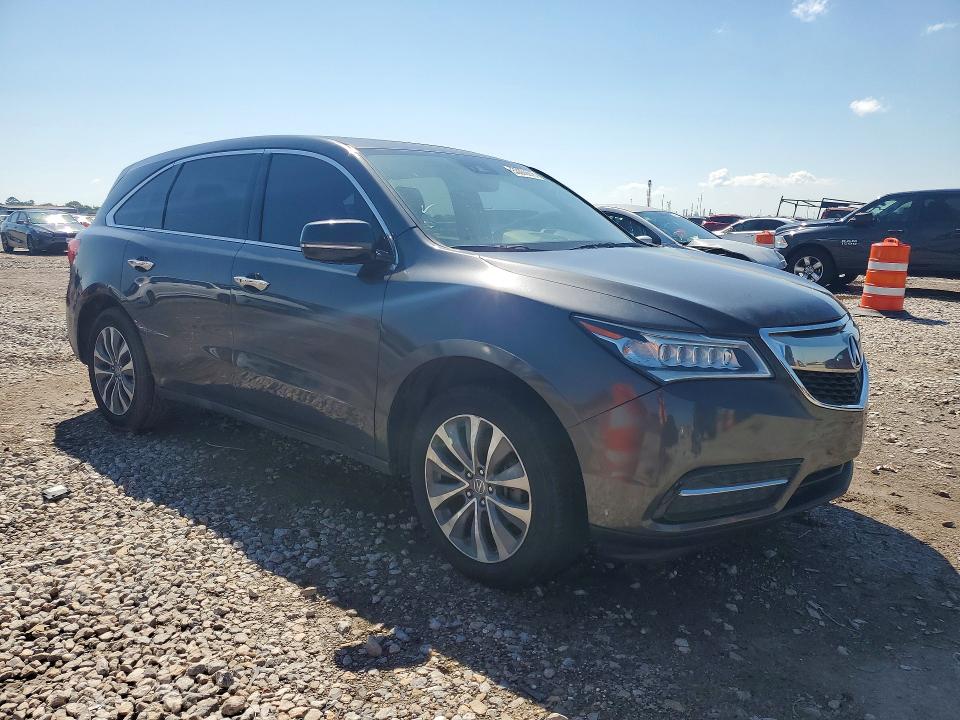 53309276 :رقم المزاد ، 5FRYD3H47GB016299 vin ، 2016 Acura Mdx مزاد بيع