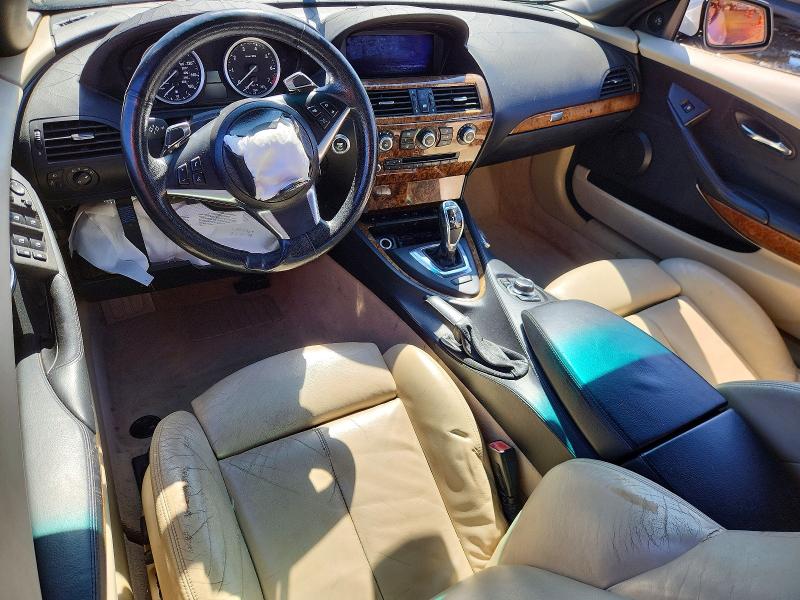 2010 Bmw 650 მანქანა იყიდება აუქციონზე, vin: WBAEB5C59AC225938, აუქციონის ნომერი: 55107476
