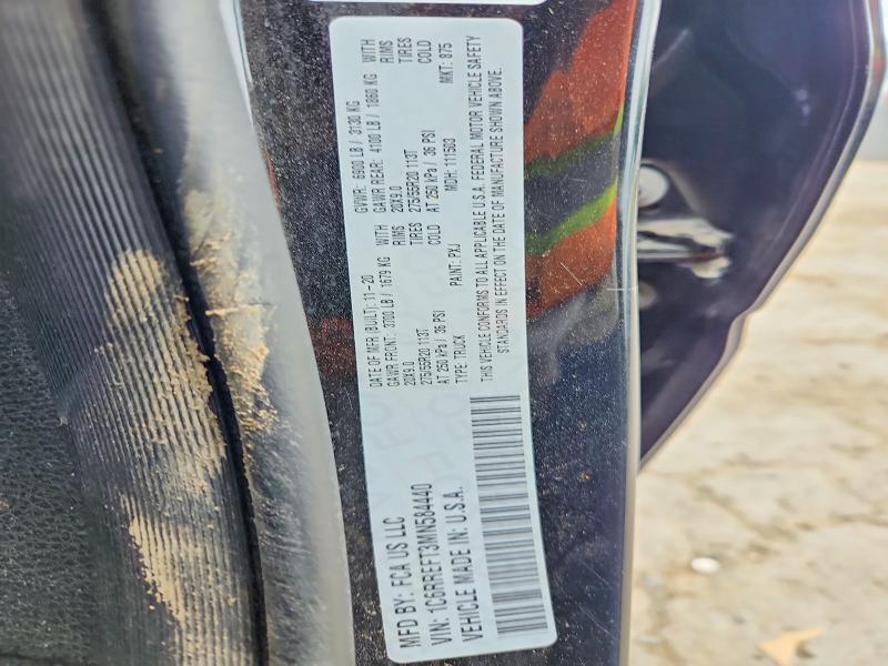 Продажа на аукционе авто 2021 Ram 1500, vin: 1C6RREFT3MN584440, номер лота: 54274906