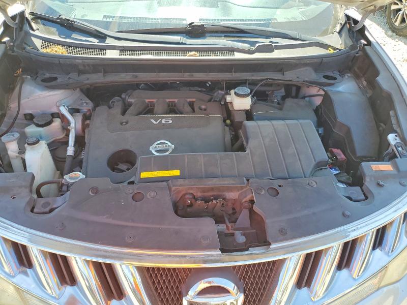 2010 Nissan Murano მანქანა იყიდება აუქციონზე, vin: JN8AZ1MU0AW011760, აუქციონის ნომერი: 54023816