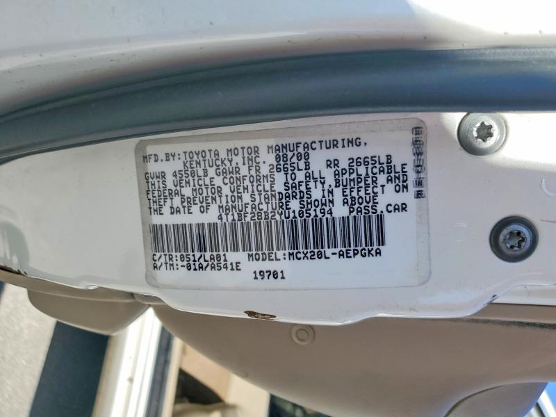 Продажа на аукционе авто 2000 Toyota Avalon, vin: 4T1BF28B2YU105194, номер лота: 53215056