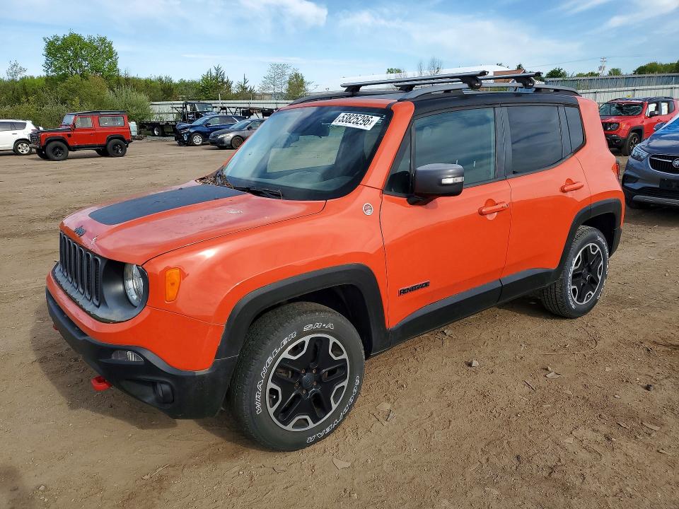 Продажа на аукционе авто 2015 Jeep Renegade, vin: ZACCJBCTXFPC09521, номер лота: 53825296