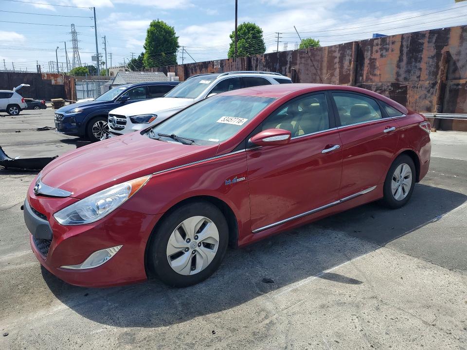 Auction sale of the 2015 Hyundai Sonata Hybrid, vin: KMHEC4A49FA125163, lot number: 53457716