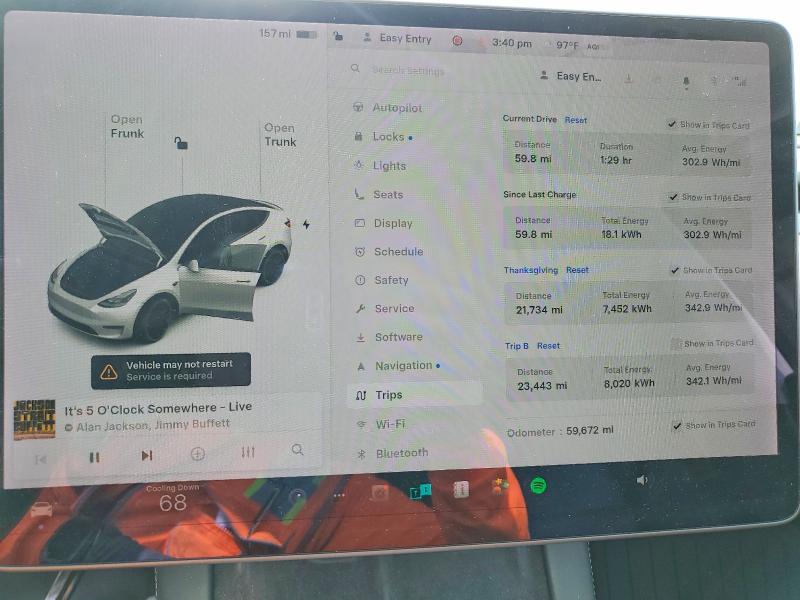 Aukcja sprzedaży 2022 Tesla Model Y, vin: 7SAYGDEFXNF312387, numer aukcji: 52909696