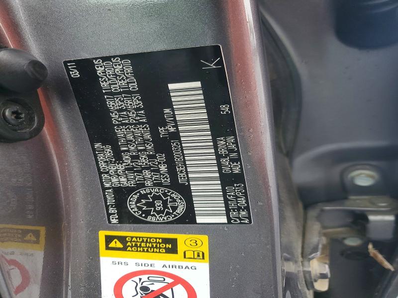 54004966 :رقم المزاد ، JTEBC3EH1B2003251 vin ، 2011 Toyota Highlander مزاد بيع
