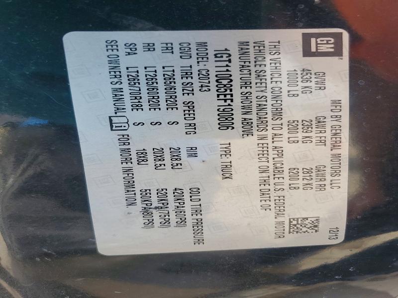 Aukcja sprzedaży 2014 Gmc Sierra, vin: 1GT110C85EF190806, numer aukcji: 55149026