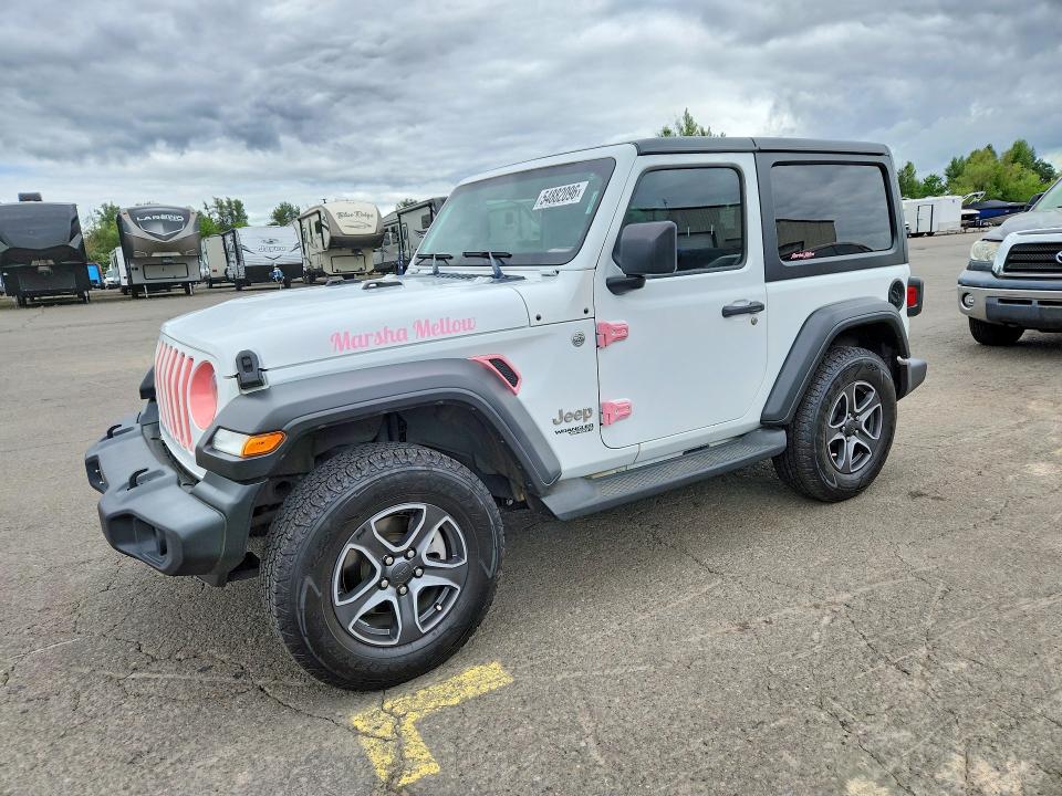 2020 Jep Wrangler მანქანა იყიდება აუქციონზე, vin: 1C4GJXAN0LW104343, აუქციონის ნომერი: 54882096