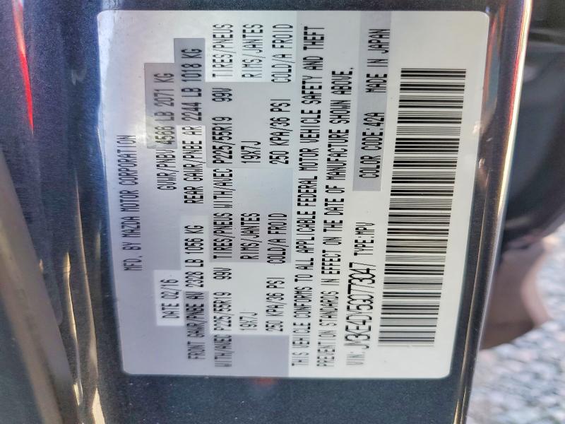 50180396 :رقم المزاد ، JM3KE4DY5G0773047 vin ، 2016 Mazda Cx-5 مزاد بيع