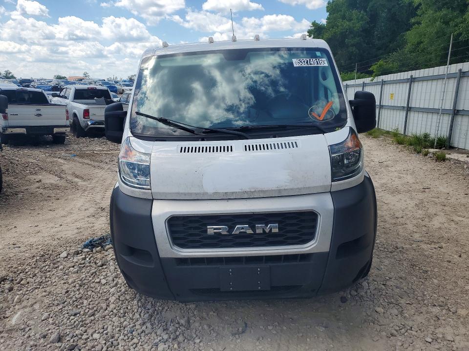 53274916 :رقم المزاد ، 3C6TRVNG9KE550188 vin ، 2019 Ram Promaster 1500 مزاد بيع