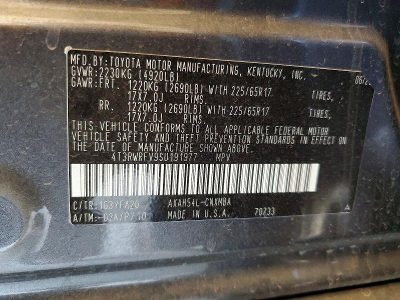 Продаж на аукціоні авто 2025 Toyota Rav4 Hybrid, vin: 4T3RWRFV9SU191977, номер лоту: 52949296
