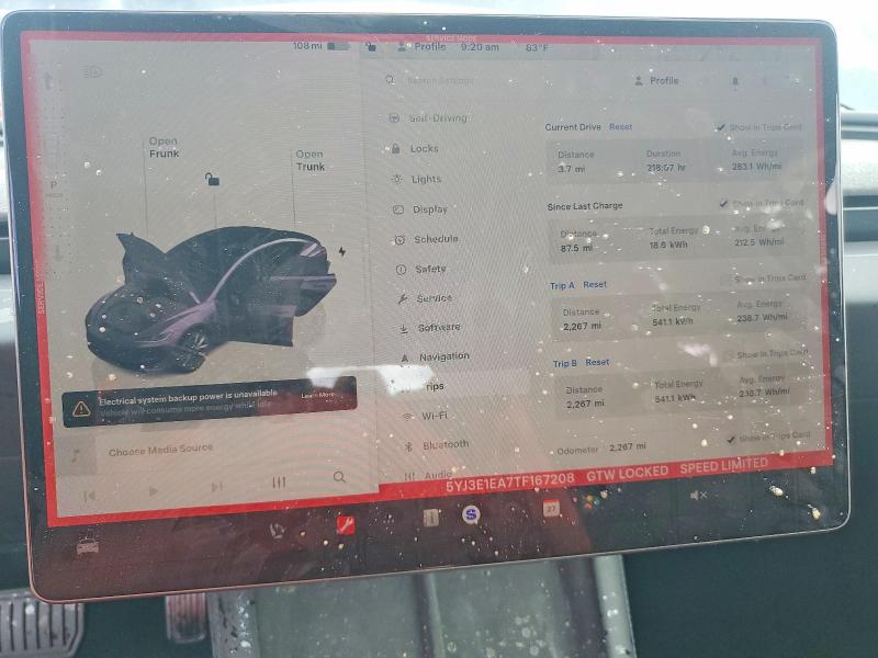 Продаж на аукціоні авто 2026 Tesla Model 3, vin: 5YJ3E1EA7TF167208, номер лоту: 54875866