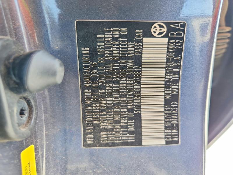 Aukcja sprzedaży 2017 Toyota Corolla, vin: 5YFBURHE6HP578817, numer aukcji: 51867596