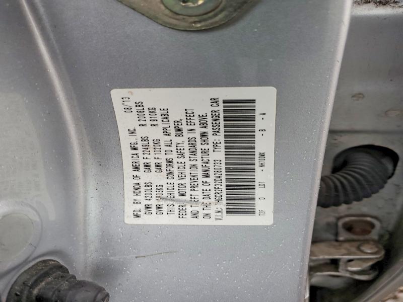 52121986 :رقم المزاد ، 1HGCR2F32DA280733 vin ، 2013 Honda Accord مزاد بيع