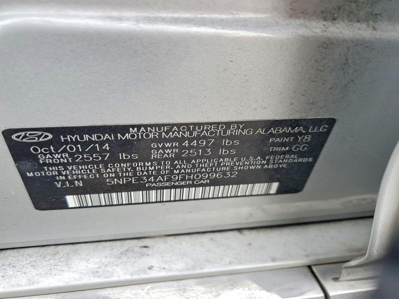 Продажа на аукционе авто 2015 Hyundai Sonata, vin: 5NPE34AF9FH099632, номер лота: 52835026