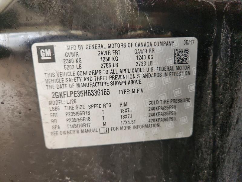 Продажа на аукционе авто 2017 Gmc Terrain, vin: 2GKFLPE35H6336165, номер лота: 53634296