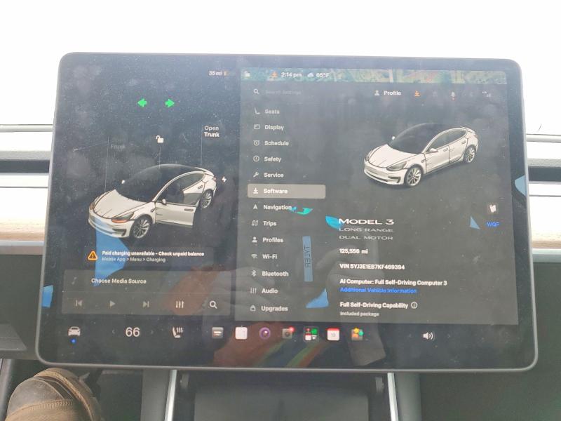 Aukcja sprzedaży 2019 Tesla Model 3, vin: 5YJ3E1EB7KF469394, numer aukcji: 53092106
