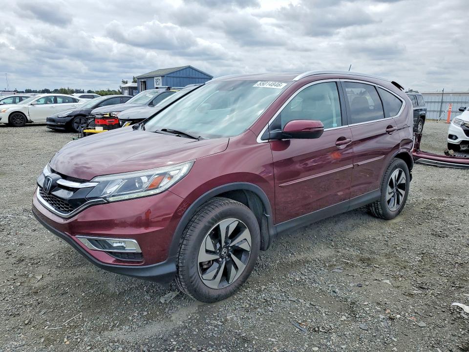 55014846 :رقم المزاد ، 5J6RM4H91FL046623 vin ، 2015 Honda Cr-v مزاد بيع