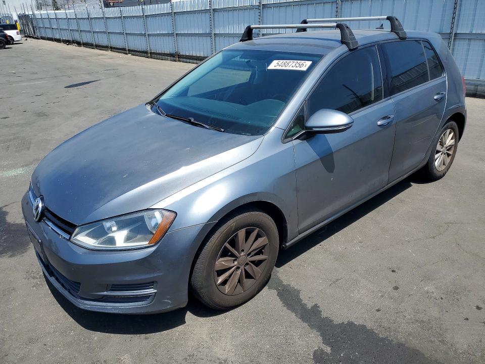 54887356 :رقم المزاد ، 3VW217AU6FM020286 vin ، 2015 Volkswagen Golf مزاد بيع