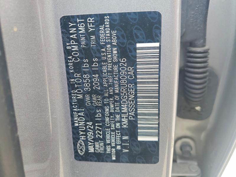 Продаж на аукціоні авто 2024 Hyundai Elantra, vin: KMHLM4DG5RU809026, номер лоту: 52049776