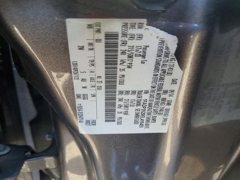 Aukcja sprzedaży 2014 Ford Focus, vin: 1FADP3N29EL416455, numer aukcji: 54399876