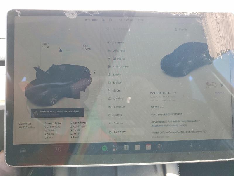 55185936 :رقم المزاد ، 7SAYGDEE9PF915423 vin ، 2023 Tesla Model Y مزاد بيع