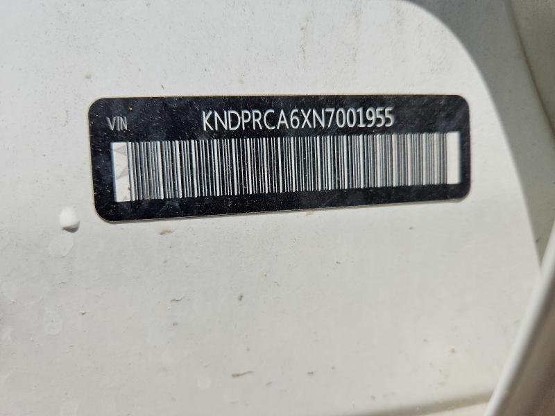 Продаж на аукціоні авто 2022 Kia Sportage, vin: KNDPRCA6XN7001955, номер лоту: 52735016