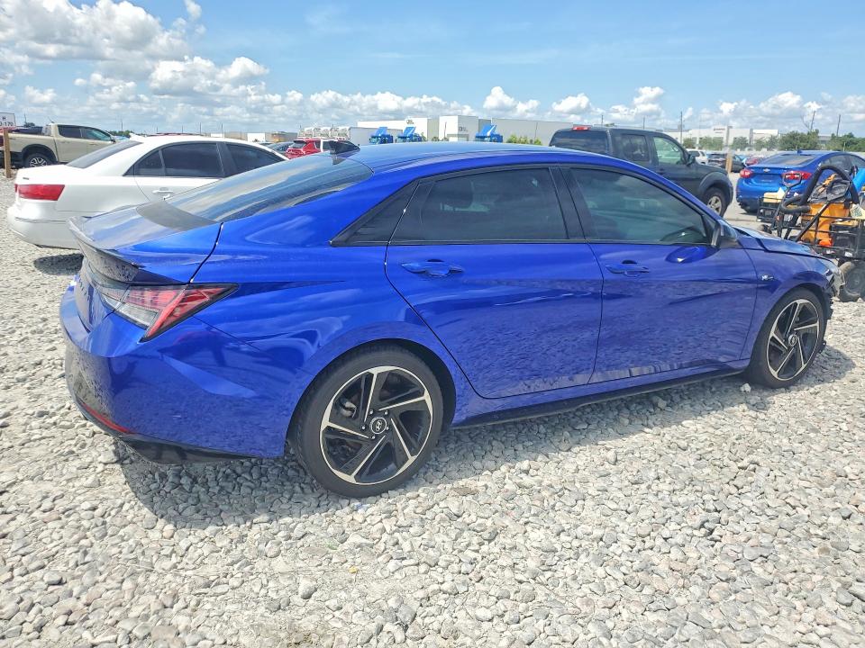 2022 Hyundai Elantra მანქანა იყიდება აუქციონზე, vin: KMHLR4AF3NU340381, აუქციონის ნომერი: 53540866