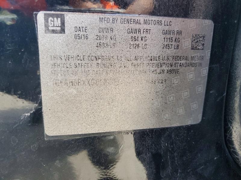 54981216 :رقم المزاد ، 1G6AH5RXXG0179512 vin ، 2016 Cadillac Ats مزاد بيع