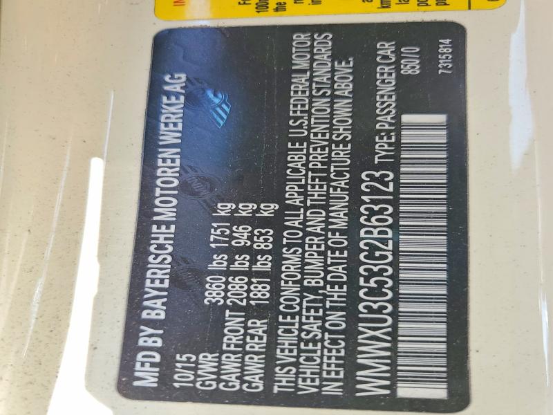 Продажа на аукционе авто 2016 Mini Cooper, vin: WMWXU3C53G2B63123, номер лота: 53013126