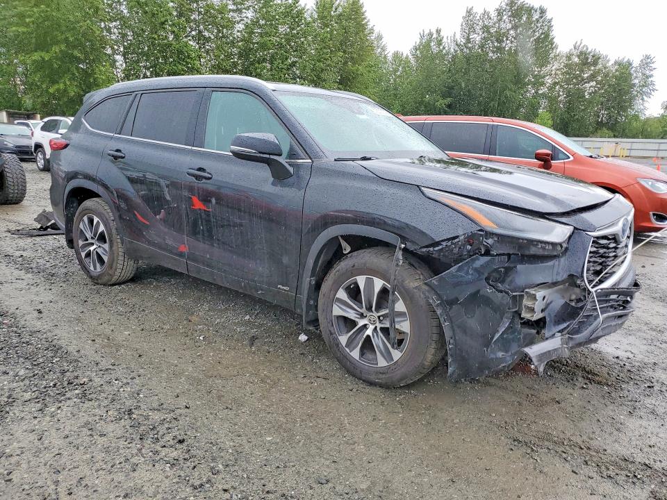 Aukcja sprzedaży 2022 Toyota Highlander Hybrid, vin: 5TDGBRCH6NS562312, numer aukcji: 53537276