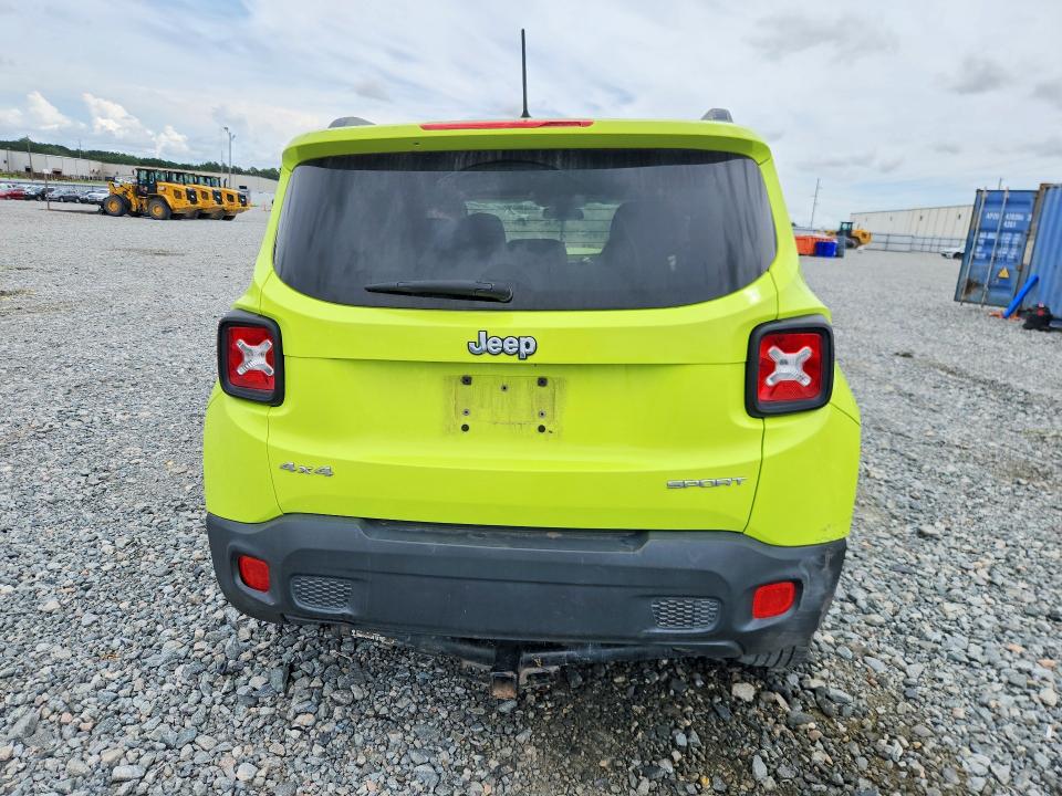 2017 Jeep Renegade მანქანა იყიდება აუქციონზე, vin: ZACCJBAB9HPG31941, აუქციონის ნომერი: 55036856