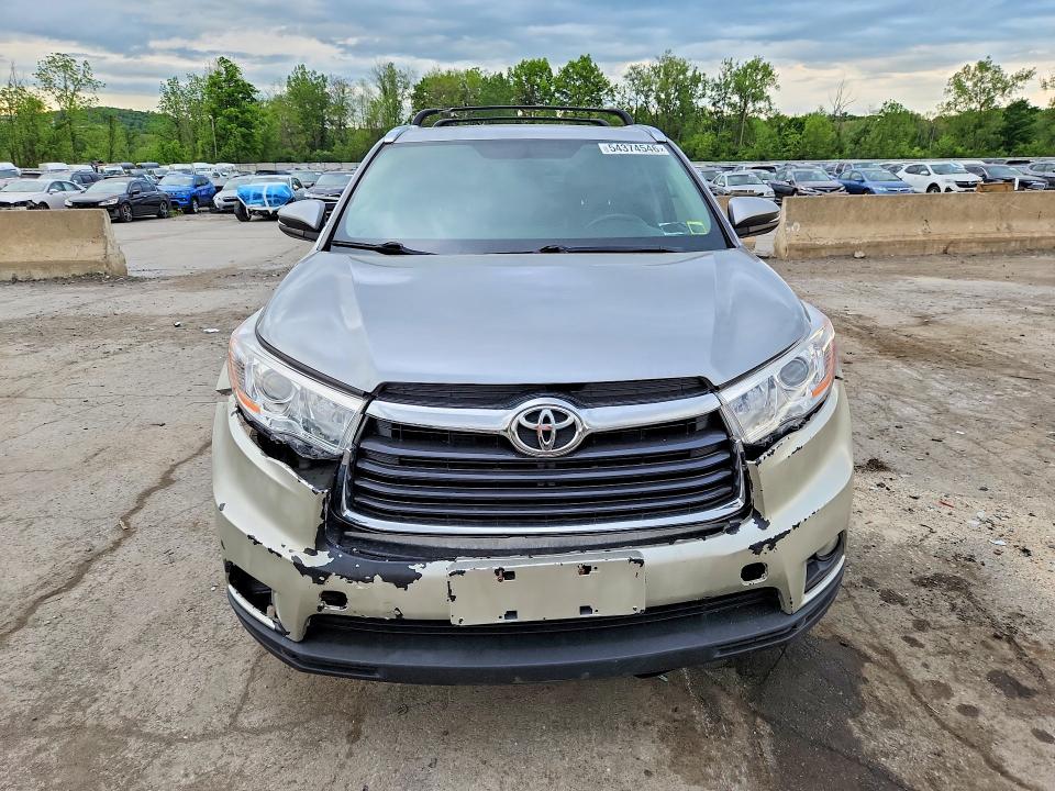 2015 Toyota Highlander მანქანა იყიდება აუქციონზე, vin: 5TDJKRFH2FS198506, აუქციონის ნომერი: 54374546