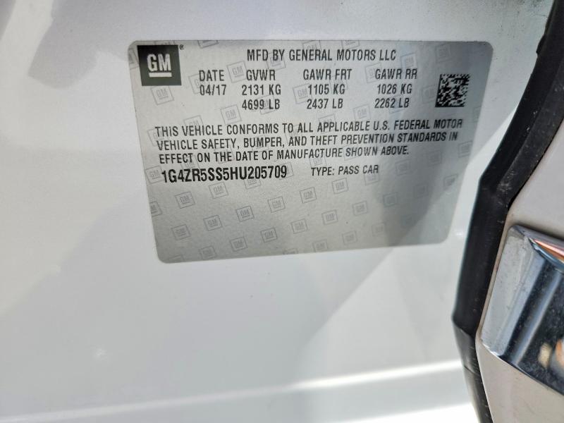 Aukcja sprzedaży 2017 Buick Lacrosse, vin: 1G4ZR5SS5HU205709, numer aukcji: 53395606