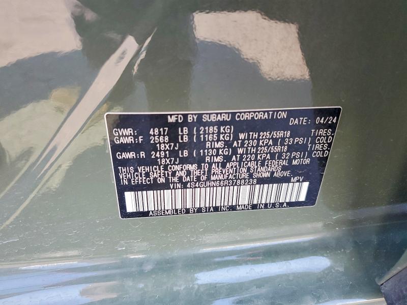 Aukcja sprzedaży 2024 Subaru Crosstrek, vin: 4S4GUHN66R3788238, numer aukcji: 52524946