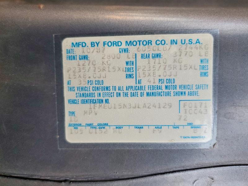 Aukcja sprzedaży 1988 Ford Bronco, vin: 1FMEU15N3JLA24129, numer aukcji: 54970866