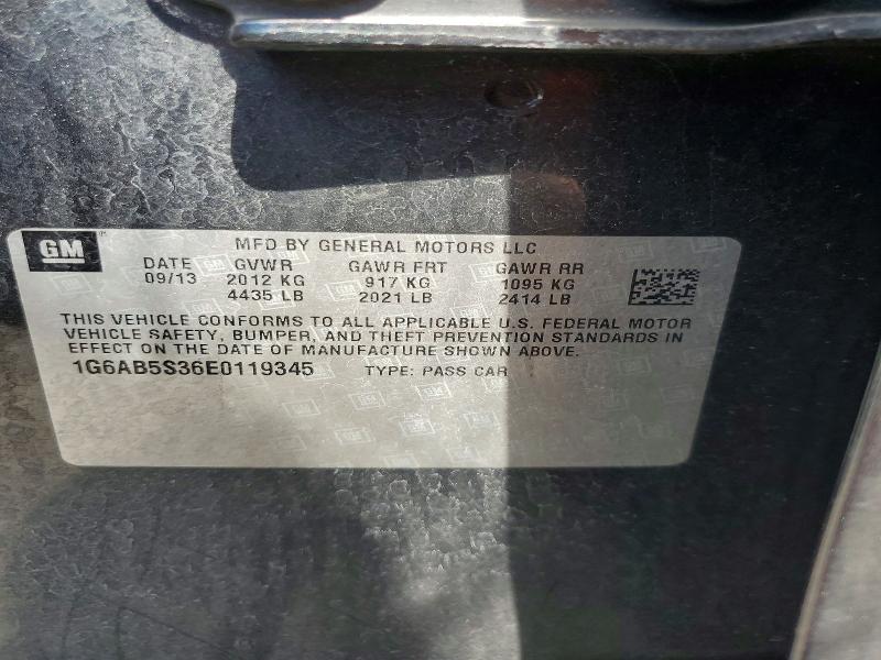 Продаж на аукціоні авто 2014 Cadillac Ats, vin: 1G6AB5S36E0119345, номер лоту: 52002806