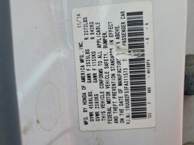 2015 Acura Tlx მანქანა იყიდება აუქციონზე, vin: 19UUB2F53FA011573, აუქციონის ნომერი: 54158046