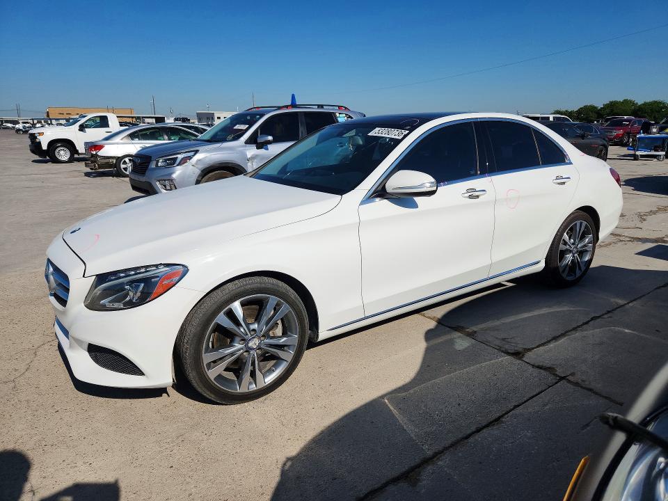 2015 Mercedes-benz C მანქანა იყიდება აუქციონზე, vin: 55SWF4KB0FU008705, აუქციონის ნომერი: 53280736