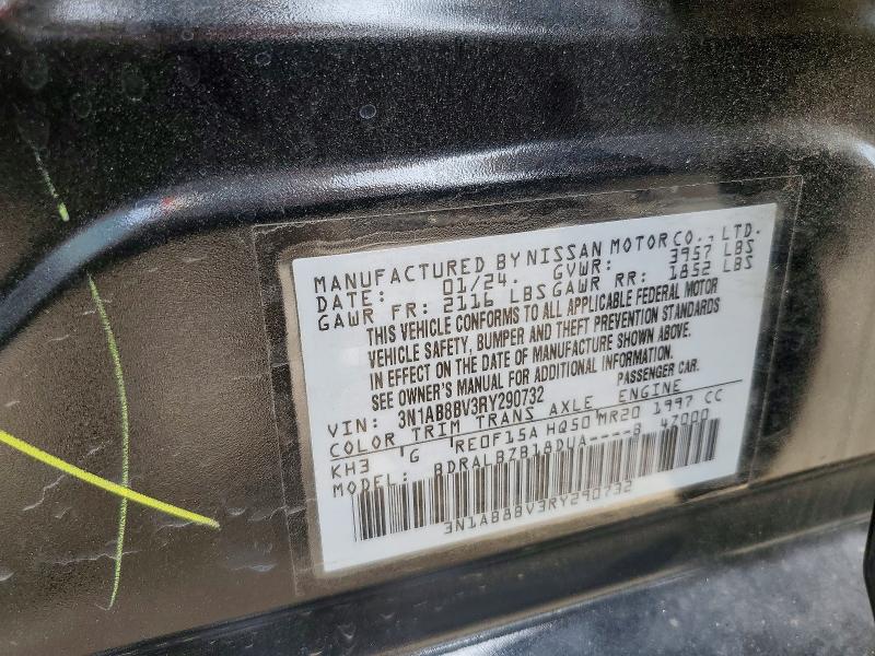 54284886 :رقم المزاد ، 3N1AB8BV3RY290732 vin ، 2024 Nissan Sentra مزاد بيع