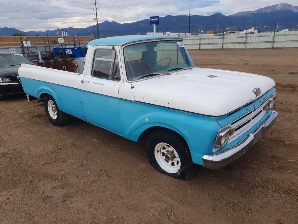 53640196 :رقم المزاد ، F10CP270062 vin ، 1962 Ford F100 مزاد بيع