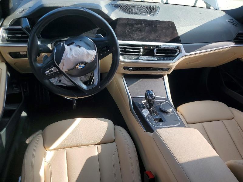 2021 Bmw 330i მანქანა იყიდება აუქციონზე, vin: 3MW5R1J08M8B72558, აუქციონის ნომერი: 53563606