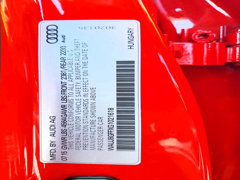 Продаж на аукціоні авто 2016 Audi A3, vin: WAUJ8GFFXG1021618, номер лоту: 54221696