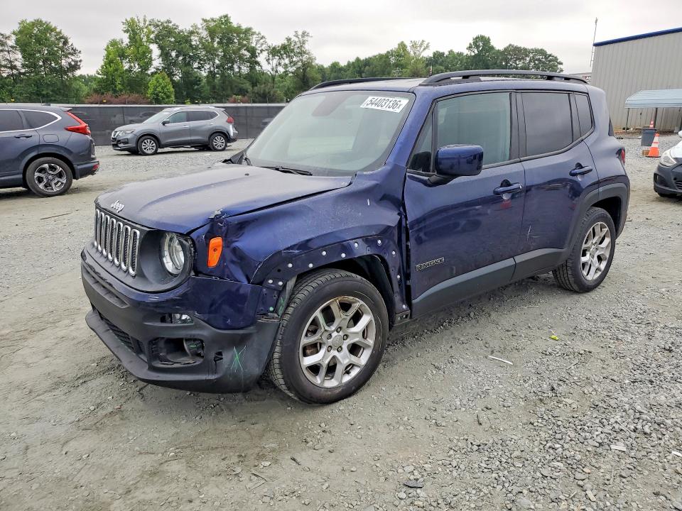 Продаж на аукціоні авто 2018 Jeep Renegade, vin: ZACCJABB2JPJ66849, номер лоту: 54403136