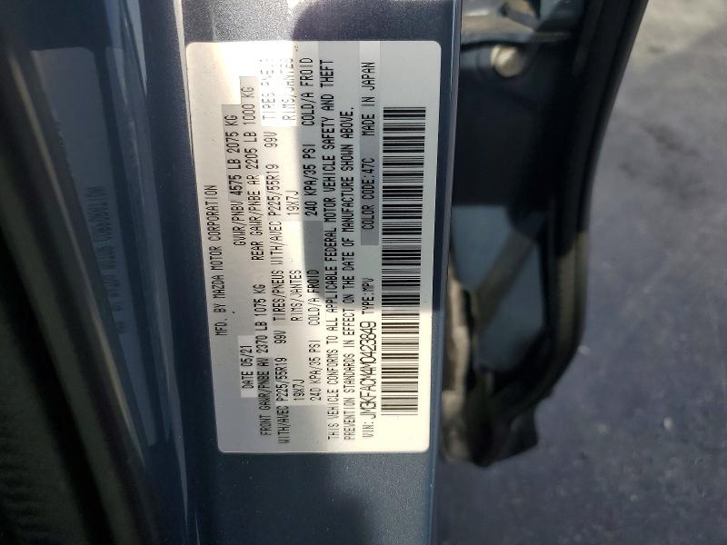 Aukcja sprzedaży 2021 Mazda Cx-5, vin: JM3KFACM4M0423849, numer aukcji: 52924466