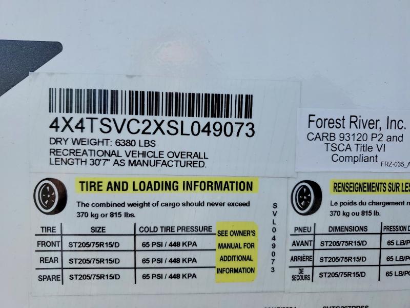 Продаж на аукціоні авто 2025 Foresriver Surveyor M-267 Rbss, vin: 4X4TSVC2XSL049073, номер лоту: 53363966