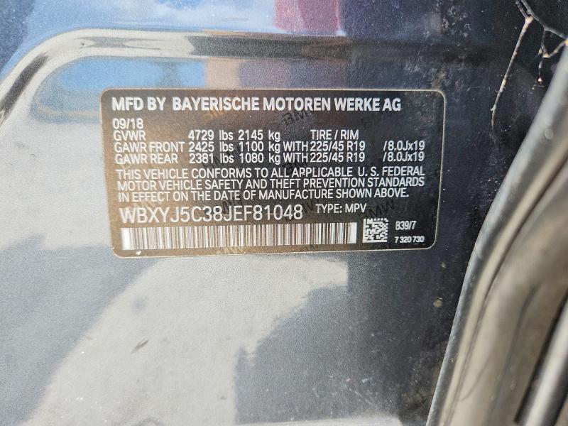 Продажа на аукционе авто 2018 Bmw X2, vin: WBXYJ5C38JEF81048, номер лота: 55677436