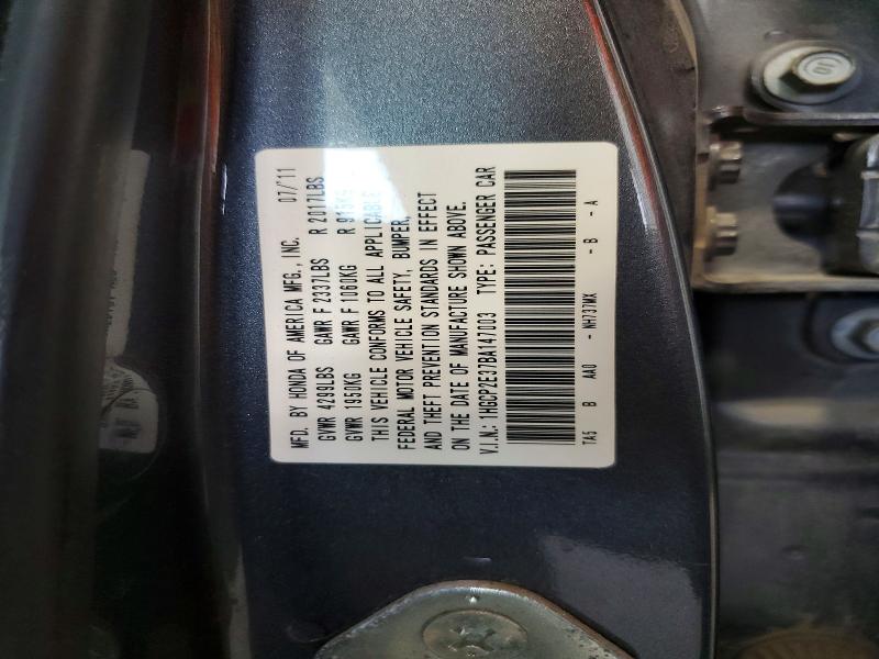 Aukcja sprzedaży 2011 Honda Accord, vin: 1HGCP2E37BA147003, numer aukcji: 55066626